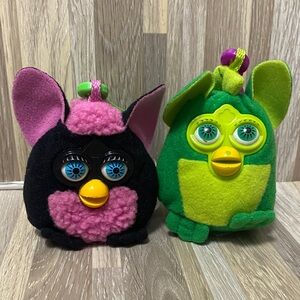 Vintage Furby pet keychains vintage Furby purse clip Y2K plush
